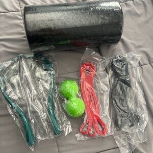 Foam Roller & Massage Tool Set – Trigger Point, Resistance Bands, Recovery Kit